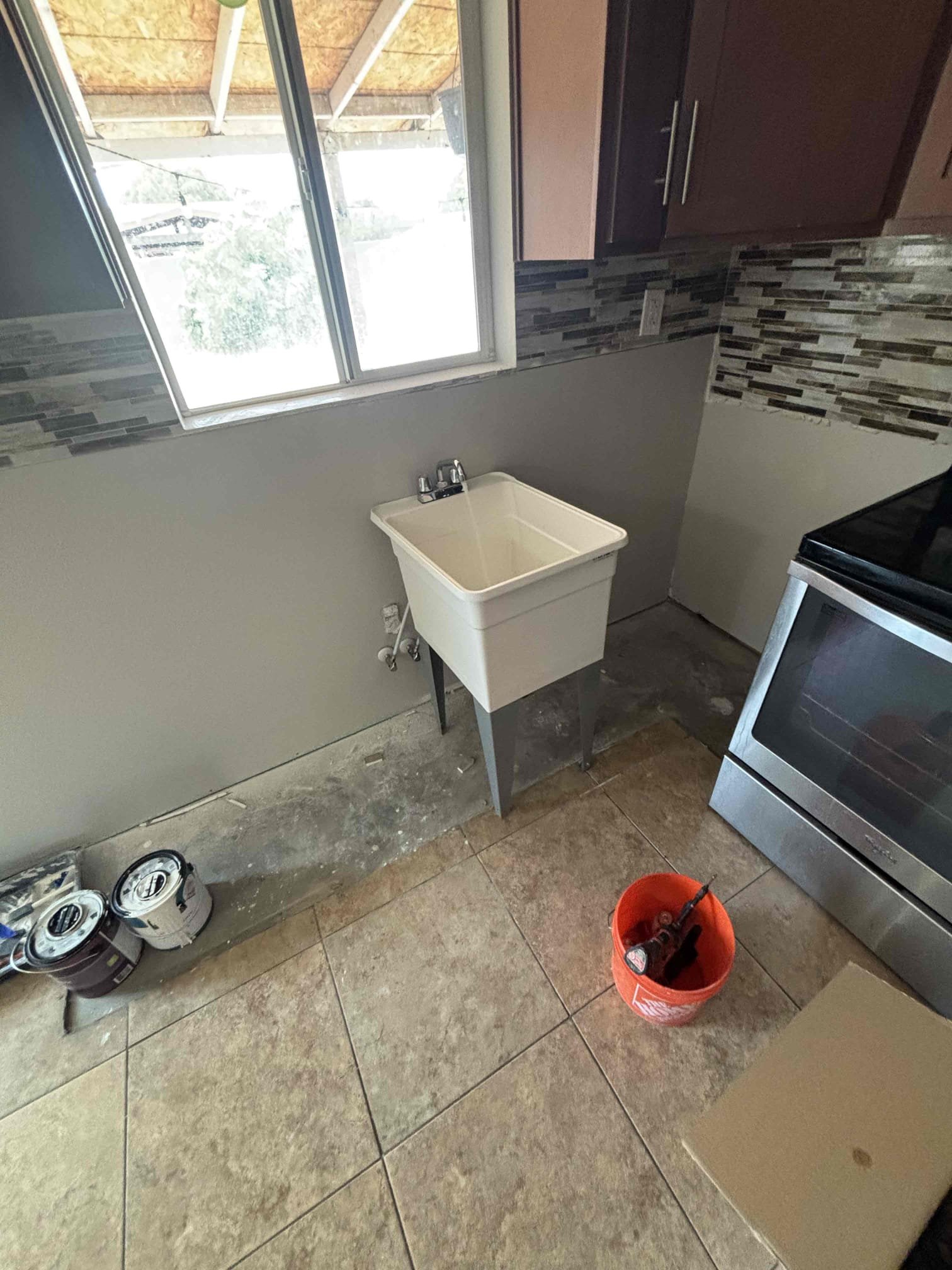 Room after water damage restoration services have been completed