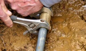 underground water line leak