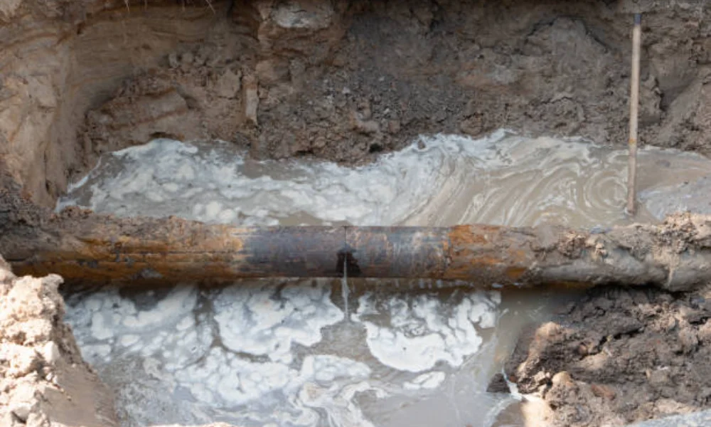 how to find leak in underground water line