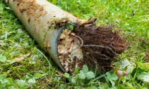 killing tree roots in sewer line