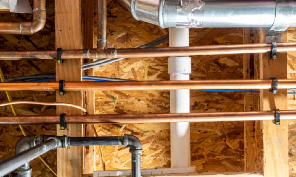 what causes air in hot water line