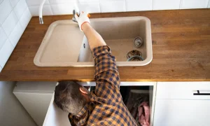 drain of kitchen sink smells